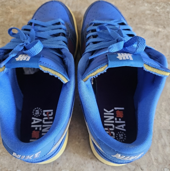 Nike Dunk Low Undefeated 5 On It Vs AF1 Blue-purple #DH6508-400 Men Size 10 - Picture 5 of 11